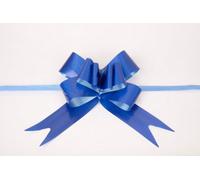 Shatchi Large 50mm/5Cm Ribbon Pull Bows For All Occation Decoration , Navyblue, 60Pk