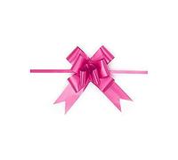 SHATCHI Large 50mm/5cm Ribbon Pull Bows for Party Wall, Gift Wraps, Christmas Trees, Wedding, Birthday Hampers Decoration Florist, Hot Pink, 10pcs
