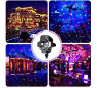 Shatchi Led Rgb Red Green Blue Night Disco Party Rotating Spotlight Outdoor Indoor Landscape Christmas Decorative Lighting For Wed
