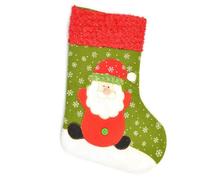 Shatchi Medium Traditional Stocking Santa Sack Sock Christmas Xmas Tree Decorations Home Décor Gifts Bag Sweets Toys, Multi