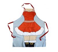 SHATCHI Kitchen Apron 70x85cm Christmas Lady Costume Sexy Funny Novelty Cooking BBQ Grilling Baking Party Apron For Women Gift