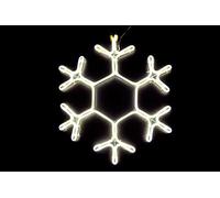 SHATCHI Neon Effect Rope Light Silhouette Double Side 90 Cool White LEDs Christmas Outdoor Home Wall Garden Holiday Festive Decorations