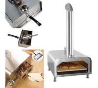 Shatchi Pizza Oven Charcoal Grilling Machine With Stainless Steel Body And Handle For Superfast Bbq Cooking Suckling Pig Grill Barbeque