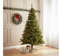 Shatchi Pre-Lit Alaskan Pine 5Ft Christmas Tree With 130 Warm White Leds