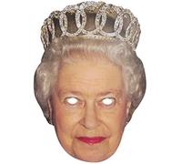 SHATCHI Queen Elizabeth Face Mask Royal Family Event Celebrity Birthday Fancy Dress Do Hen Party Girls Street Party Support