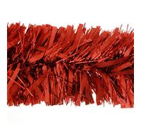 Shatchi Red Tinsel Tree Decoration 1.8M