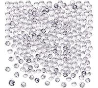 SHATCHI Scatter Confetti Crystals Acrylic 4.5mm Rhinestones for Table Centerpiece Wedding Anniversary Bridal Shower Decorations Vase Beads, Clear, 10000 Diamonds