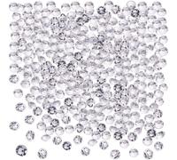 Shatchi Scatter Confetti Crystals Acrylic 4.5mm Rhinestones for Table Shower Decorations Vase Beads, Clear, 20000 Diamonds in Clear Shatchi Clear