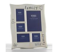 Shatchi Shudehill Family 5 Picture Multi Silver Photo Frame Gift-65205, 65205