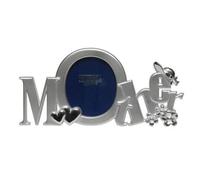Shatchi Shudehill Letter Message Photo Picture Frame For Mum Mummy Birhtday, Metal, Silver, 7.3 L X 3.7 H Inches