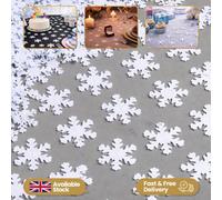 Shatchi Snow Flake Confetti Snowflakes 14G Table Scatter Birthday Party Decorations