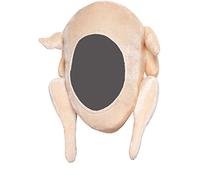 SHATCHI Stuffed Turkey Hat Novelty Plush Christmas Santa Hat Costume Christmas Fancy Dress Party Xmas Office Fun Headwear Accessories