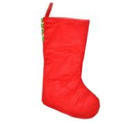 Shatchi Traditional Christmas Santa Stocking Xmas Stocking Sock Christmas Decorations in Red Shatchi Red