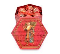 SHATCHI Traditional Shatterproof Christmas Baubles Decorations Xmas Tree Decor 14ps 7cm