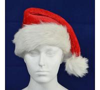 Deluxe Quality Father Christmas Santa Hat Xmas Fancy Dress Accessories Stocking Fillers Christmas Gifts
