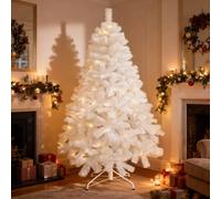 Shatchi White Alaskan Pine Christmas Tree - Full & Bushy Artificial Tree | Size: 4ft Shatchi White 4ft