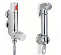 Nes Home Shattaf Douche Toilet Bidet with Mini Thermostatic Shower Valve Muslim Spray