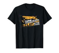 Shattered Clay Skeet Shooting Quote Meme Design Value Graphic T-Shirt