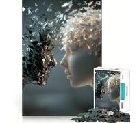 Shattered Faces︰ Light And Dark 1000 Piece Jigsaw Puzzle for Teenagers Clear Logic Toy Calm Pastime Perfect Cut Classic Gift 50x75cm