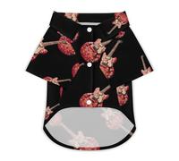 Shattered Guitar Cute Dog Shirts | Comfort Short Sleeve Tees Pet Clothes for All Cats Dogs