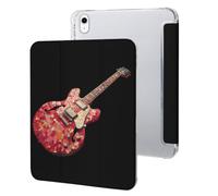 Shattered Guitar Tablet Case Compatible with IPAD 10代 | Tri-fold Anti-Scratch Covers with Pen Slot
