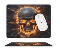 Shattering of Skull Leather Mouse Pad Mouse Mat