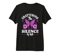 Shattering the Silence of Rett Syndrome Awareness Premium T-Shirt