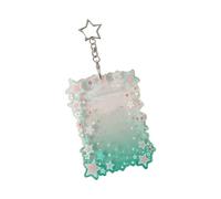Shatterproof Acrylic Badge Holders Double Purpose Keychain Case for Fan Photos Gift Ideas & Everyday Carry Essential Personalizes Idol Keychain Cards Holders