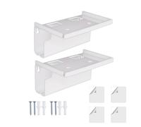 Shatterproof Acrylic Electric Toothbrush Holder Wall Mounted for Various Brands Home Essential Bathroom Accessory