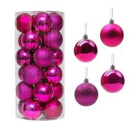 Shatterproof Baubles Hanging Decor Red Green Gold Christmas Ball Ornament Large Hanging Ball for Wedding Party Home