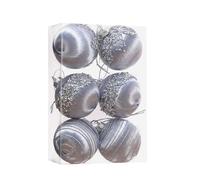 Shatterproof Christmas Ball Ornaments,Shatterproof Christmas Balls Ornaments Velvet Set | With Metal String Balls Kit For Pool