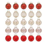 Shatterproof Christmas Balls - 25 Pieces Christmas Tree Decorations, Exquisite Shatterproof Ball Pendants for Holiday Parties, and Memorial Day, Easy-to- Festive Ornament Set