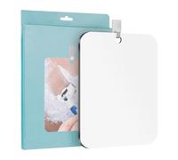 Shatterproof Fogless Shower Mirror,Fogless Shaving Mirrors Wall Hanging Makeup Mirror,Anti Fog Acrylic Shatterproof Mirror in Bathroom Shower with steelHook,for Bathroom Shaving&Makeup9.84inx7.87in
