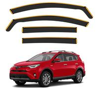 Shatterproof in-Channel Side Window Deflectors for 2013-2018 RAV4, Extra Durable Window Deflectors, Vent Window Visors, Vent Deflector for Cars, 4 pcs