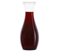 Shatterproof Plastic Wine Carafe with Lid 28oz / 800ml - Recyclable PET Decanter Holds a Full 75cl Bottle