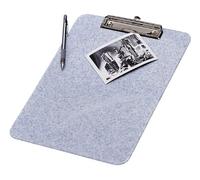 Shatterproof Plastic with Rounded Corners A4 Clipboard Nickel-Plated Metal Clamp for Hanging Up Granite