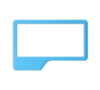 Shatterproof Silicone Mirror with Self Grip for Wall Use, Perfect for Shower Shaving, Hair Styling and Makeup, Portable and Reusable without Hooks (blue)