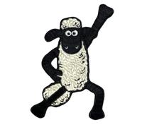 Pawprint Family | Shaun Dancing Sew on Patch | Shaun The Sheep Official Merchandise