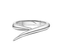 Shaun Leane Interlocking 18ct White Gold Single Ring D - R