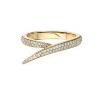 Shaun Leane Interlocking 18ct Yellow Gold Diamond Single Ring D - S SLN-1176/S
