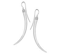 Shaun Leane No.1 Sterling Silver Diamond Long Earrings - Silver SLN-808