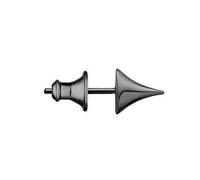 Shaun Leane Rose Thorn Single Sterling Silver Black Rhodium Small Stud Earring - Silver SLN-557