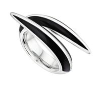 Shaun Leane Sabre Deco Sterling Silver Ceramic Crossover Ring - S SLN-1065/S