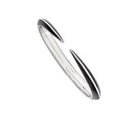 Shaun Leane Sabre Deco Sterling Silver Ceramic Cuff Bangle - S SLN-1070/S