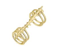 Shaun Leane Serpent Trace 18ct Yellow Gold Plated Sterling Silver Long Finger Ring - P SLN-1040/P