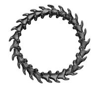 Shaun Leane Serpent Trace Sterling Silver Black Rhodium Wide Bracelet - S