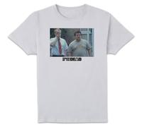 Shaun of the Dead I Think We Should Go Back Inside Unisex T-Shirt - White | Size: Medium Shaun of the Dead White M