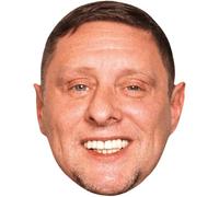 Shaun Ryder (Young) Celebrity Mask, Flat Card Face, Fancy Dress Mask