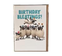Shaun The Sheep Birthday Bleatings! Greeting Card Aardman