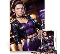 Shaundi Saints Row 1000 Piece Jigsaw Puzzles for Teenagers Jigsaw Solid Logic Toy Calm Fun Precision Cut Santa Wish Item 50x75cm